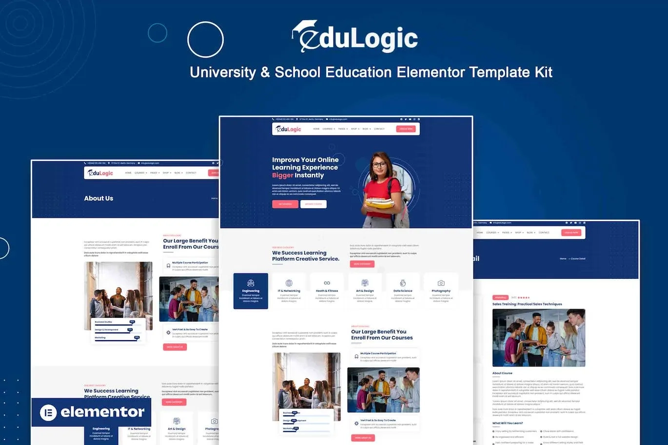Edulogic – Elementor Template