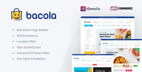 Bacola - Store and Food Theme