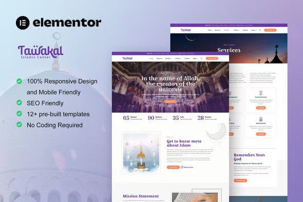 Tawakal – Elementor Template