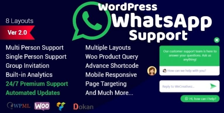 WordPress Support Using WhatsApp