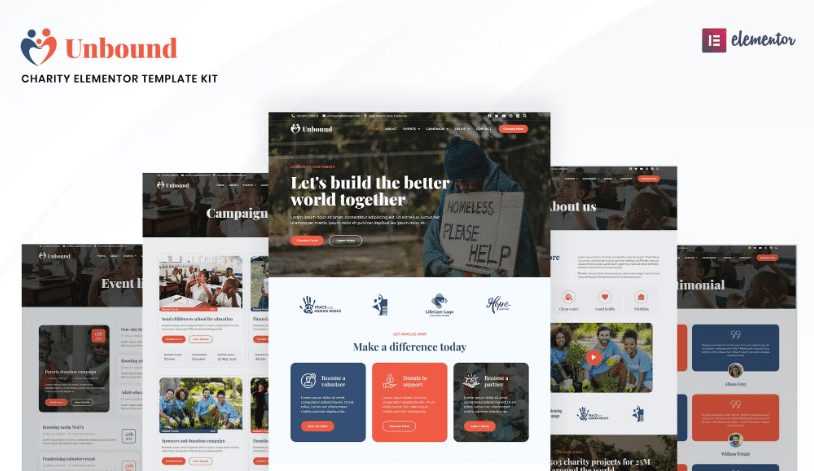 Unbound - Elementor Template