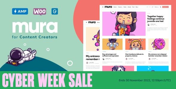 Mura - Content Creators Theme